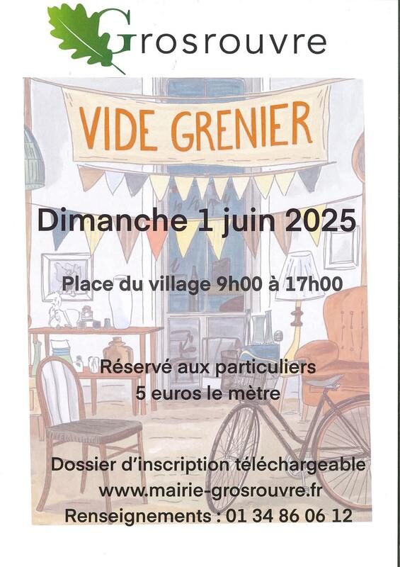 Affiche du Vide grenier