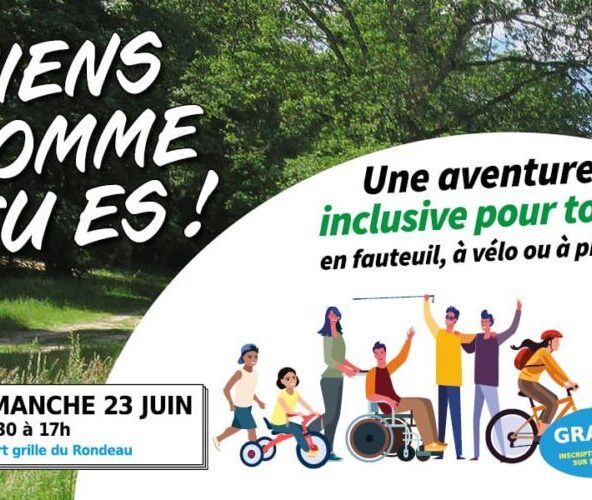 Viens comme tu es ! (en fauteuil, à vélo ou à pied...)_Rambouillet