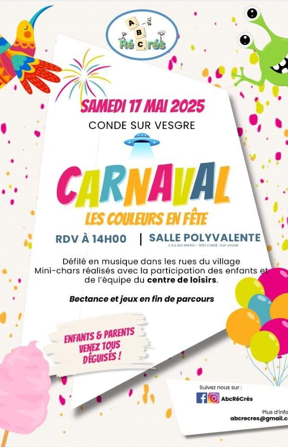 Carnaval " les couleurs en fête"_Condé-sur-Vesgre