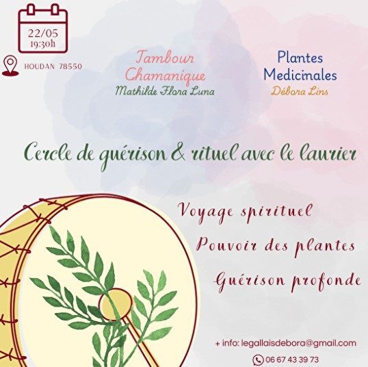 Cercle de guérison et rituel avec le laurier_Houdan