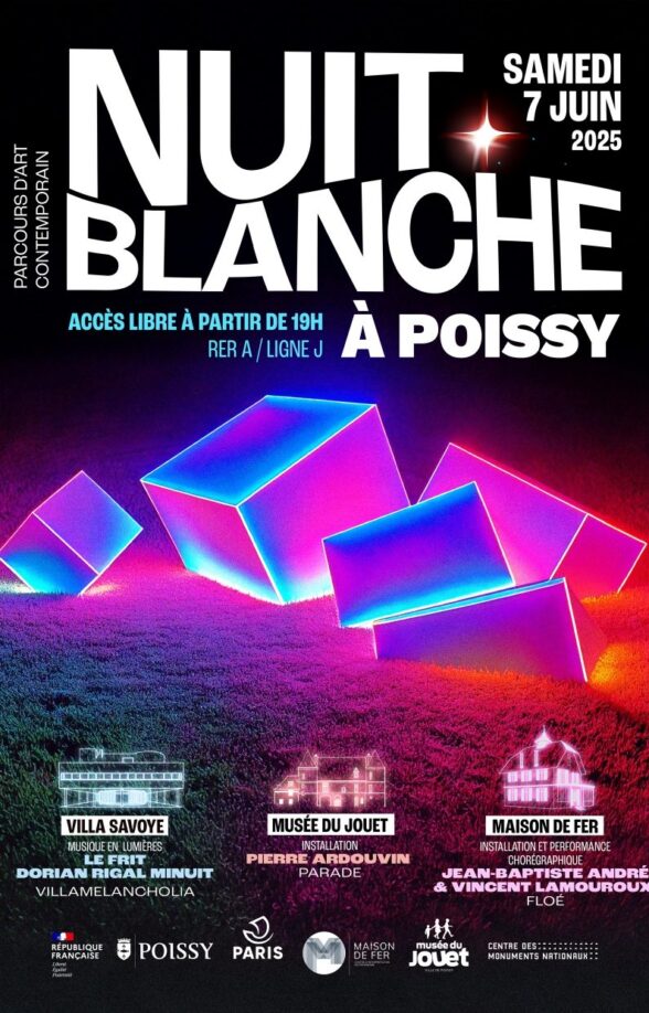 Affiche Nuit Blanche 2025 - Poissy