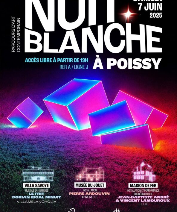 Affiche Nuit Blanche 2025 - Poissy