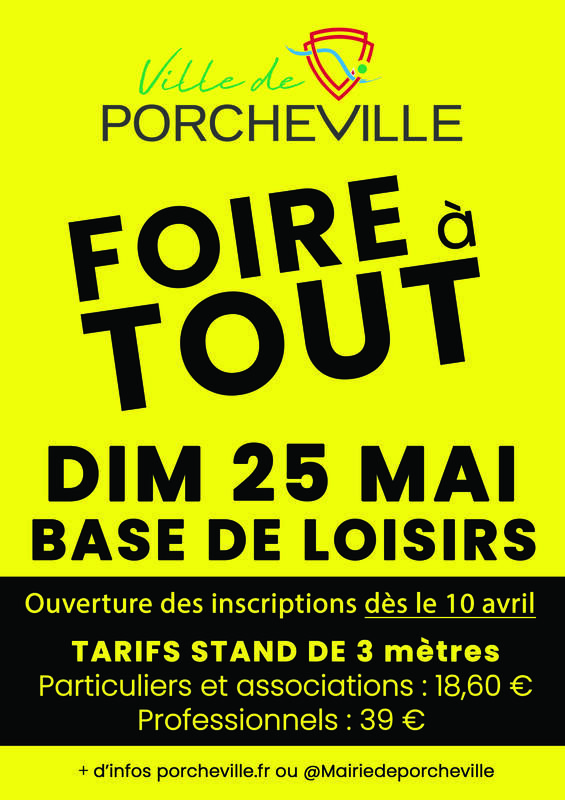 Foire à tout de Porcheville_Porcheville