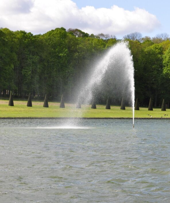 Mise en eau des fontaines
