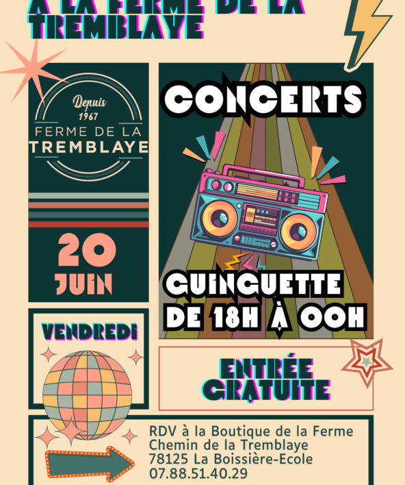 Fête de la musique à la ferme de la Tremblaye_La Boissière-École