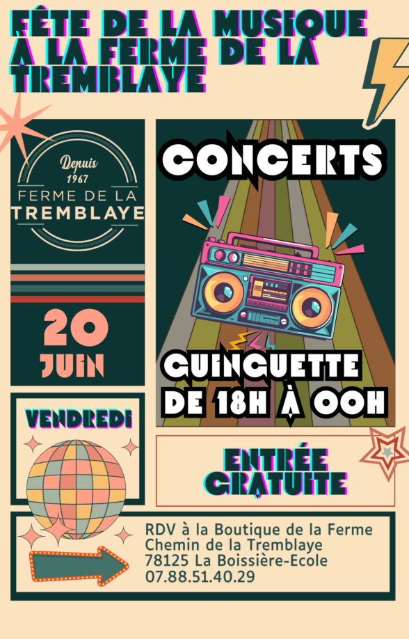 Fête de la musique à la ferme de la Tremblaye_La Boissière-École