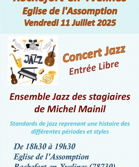 Concert Jazz à Rochefort-en-Yvelines_Rochefort-en-Yvelines