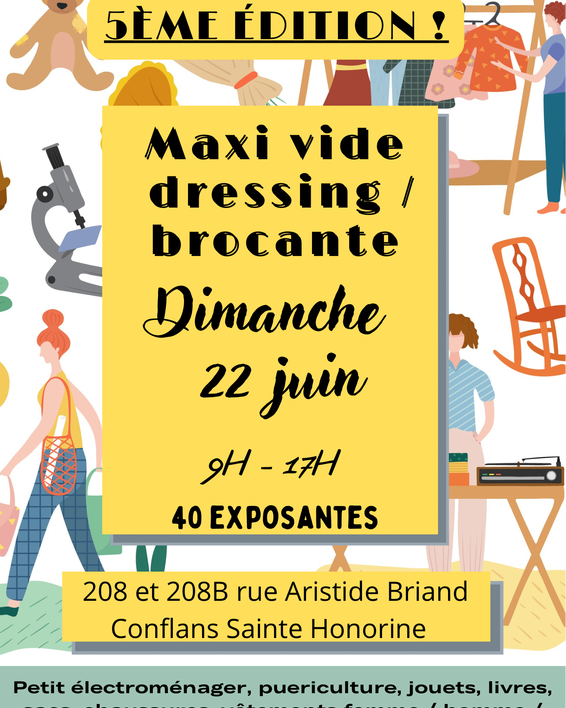 Brocante de quartier - vide grenier_Conflans-Sainte-Honorine