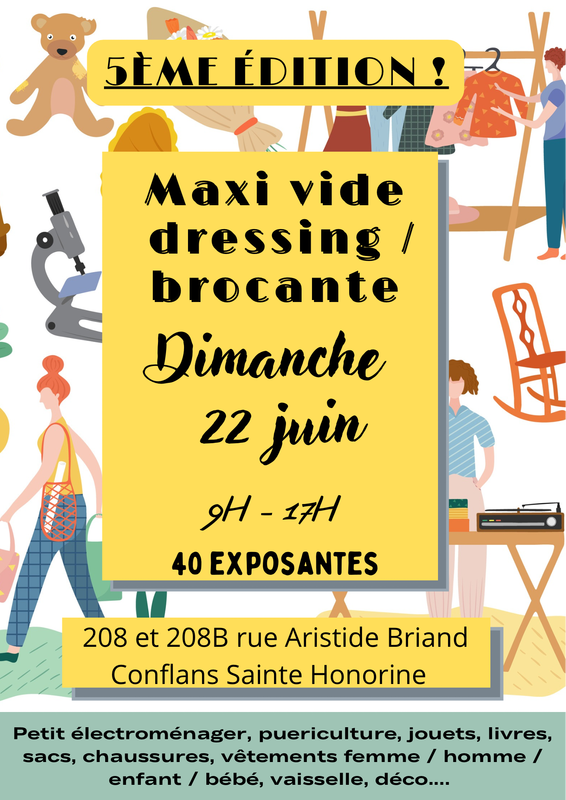 Brocante de quartier - vide grenier_Conflans-Sainte-Honorine