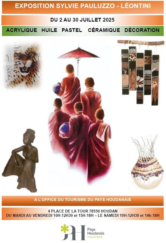 Exposition de Sylvie PAULUZZO-LEONTINI_Houdan