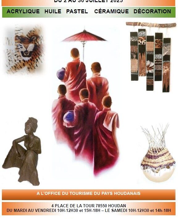 Exposition de Sylvie PAULUZZO-LEONTINI_Houdan