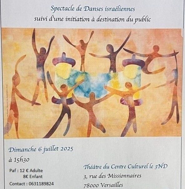 Spectacle de danses israéliennes - Association Danse et Plus_Versailles