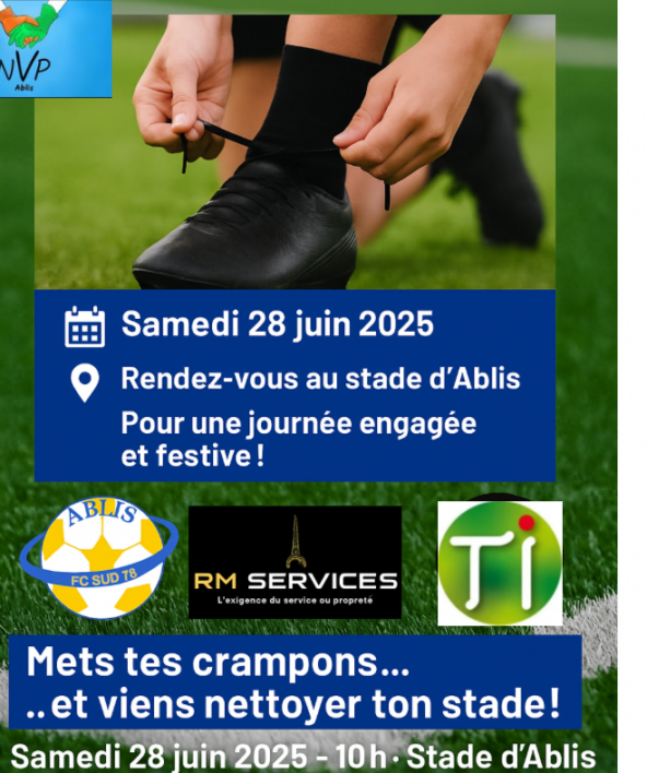 Mets tes crampons et viens nettoyer ton Stade !