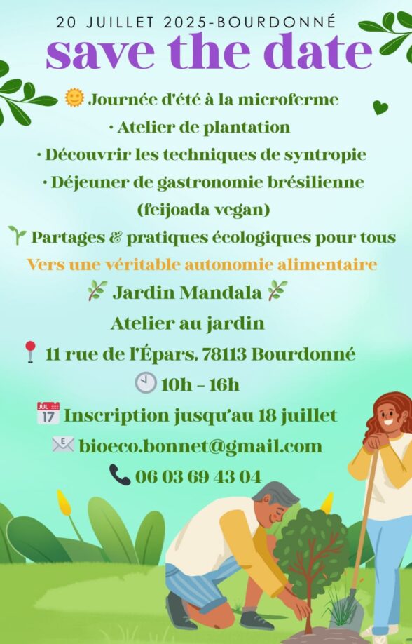 Save the date - Journée d'été à la microferme_Bourdonné