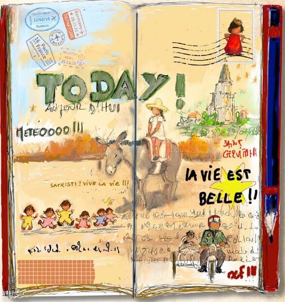 La petite Académie : thème : carnet de voyage_Versailles