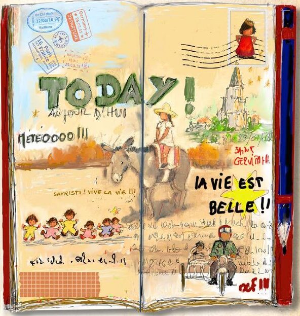 La petite Académie : thème : carnet de voyage_Versailles