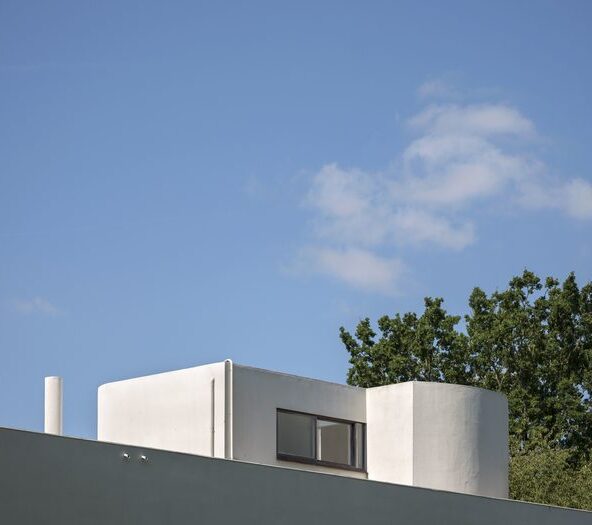 Toit-terrasse et solarium de la villa Savoye