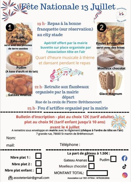 La Fête Nationale à Saint-Martin-de-Bréthencourt_Saint-Martin-de-Bréthencourt