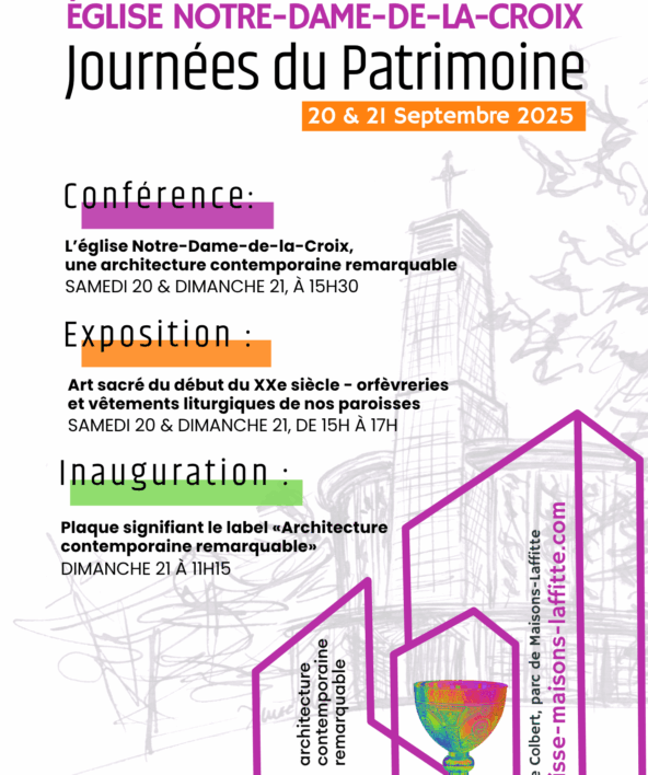 Journées du Patrimoine 2025 : à la découverte de l’église Notre-Dame-de-la-Croix_Maisons-Laffitte