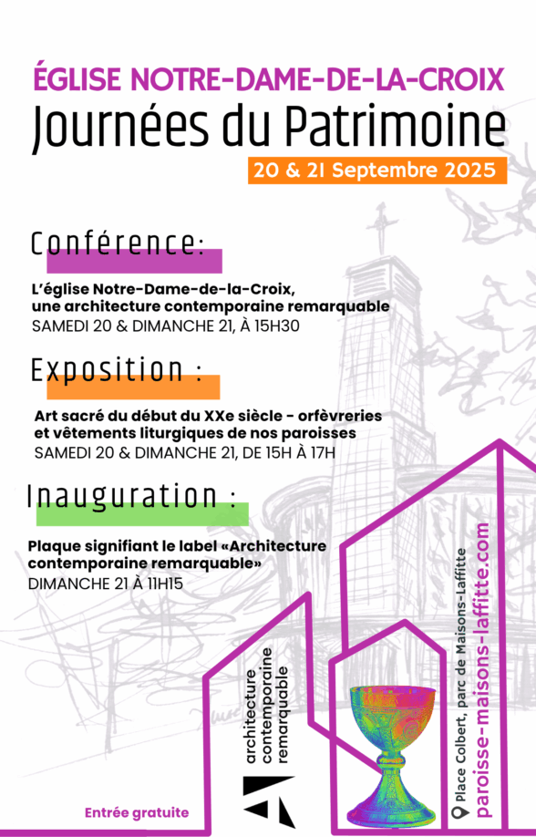 Journées du Patrimoine 2025 : à la découverte de l’église Notre-Dame-de-la-Croix_Maisons-Laffitte