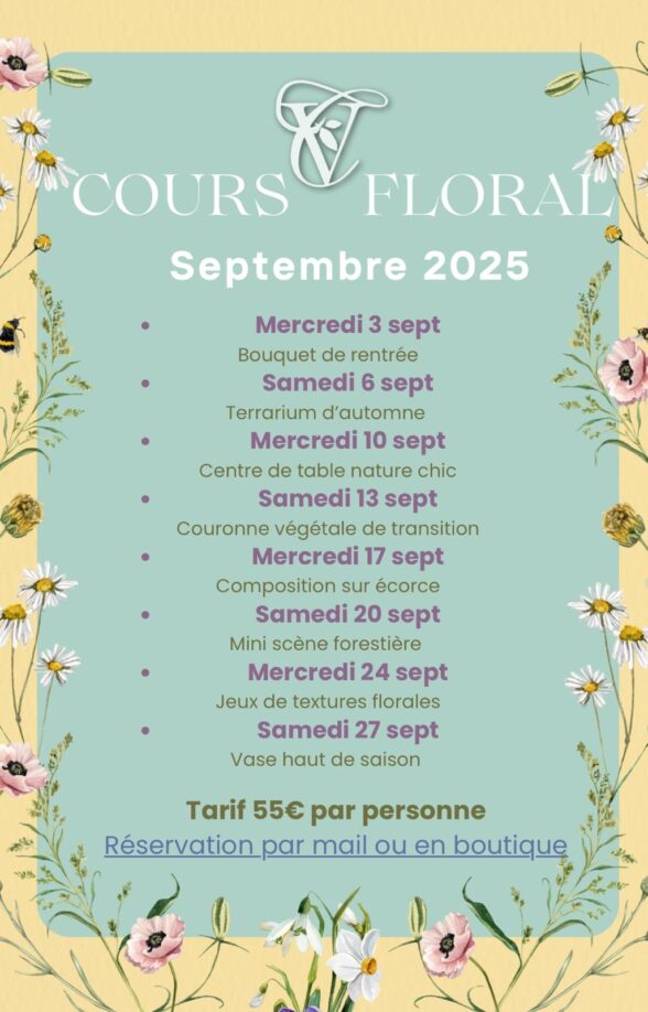 Cours floral avec Vila Cyrus_Rambouillet