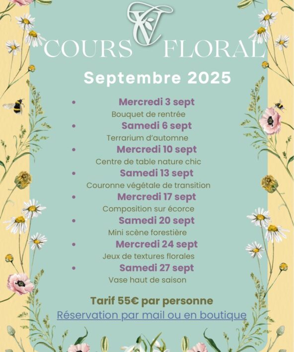 Cours floral avec Vila Cyrus_Rambouillet