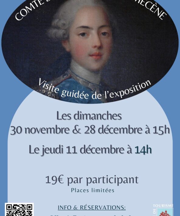 Visite guidée de l'exposition "Le comte d'Artois, prince et mécène. La jeunesse du dernier roi de France"_Maisons-Laffitte