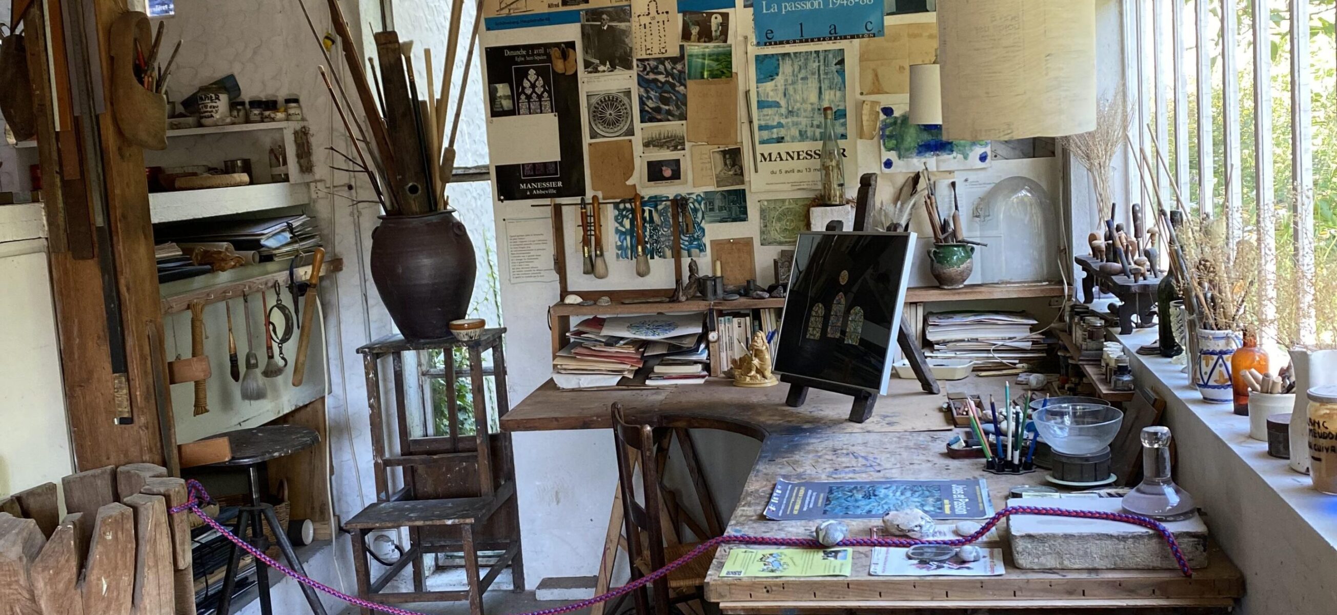 Visite de l'atelier d'artiste Alfred Manessier_Émancé