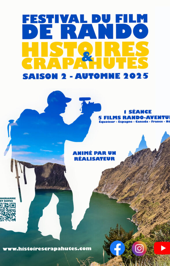Affiche du festival du film de rando HISTOIRES & CRAPAHUTES