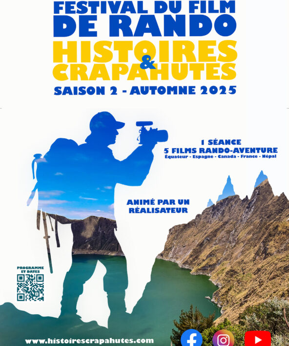 Affiche du festival du film de rando HISTOIRES & CRAPAHUTES