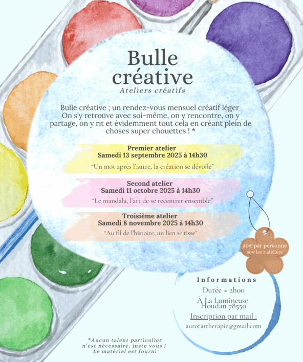 Bulle créative - Ateliers créatifs_Houdan