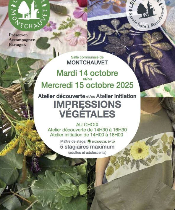 Atelier découverte/initiation impression végétales_Montchauvet