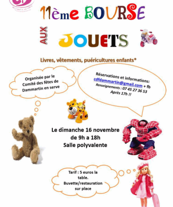 11ème Bourse aux jouets à Dammartin-en-Serve_Dammartin-en-Serve