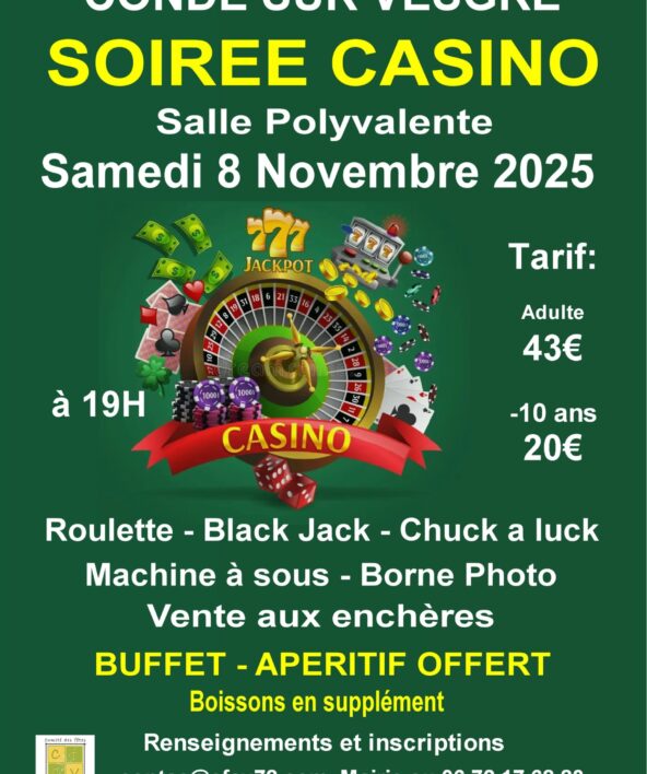 Soirée Casino à Condé-sur-Vesgre_Condé-sur-Vesgre