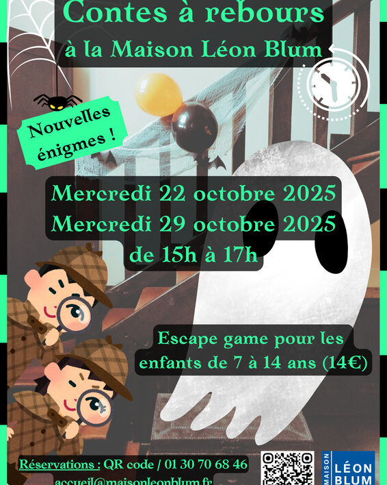 Contes à rebours" : escape game pour les enfants - maison Léon Blum_Jouy-en-Josas