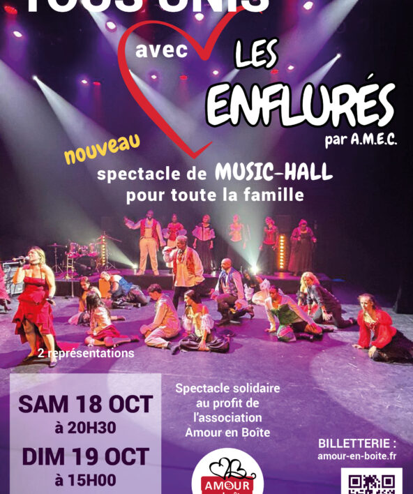 Spectacle solidaire TOUS UNIS avec Les Enflurés