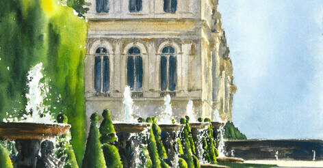 Versailles à l'aquarelle - L'Atelier de Joséphine_Versailles