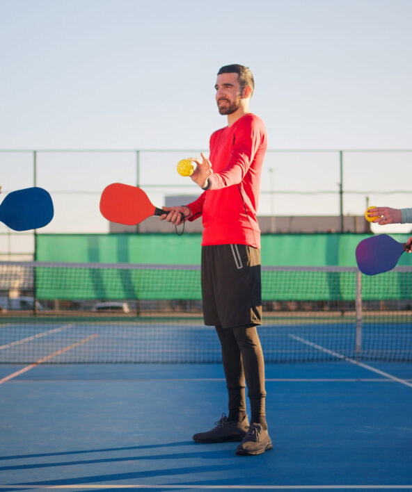 Animation et tournoi de pickleball
