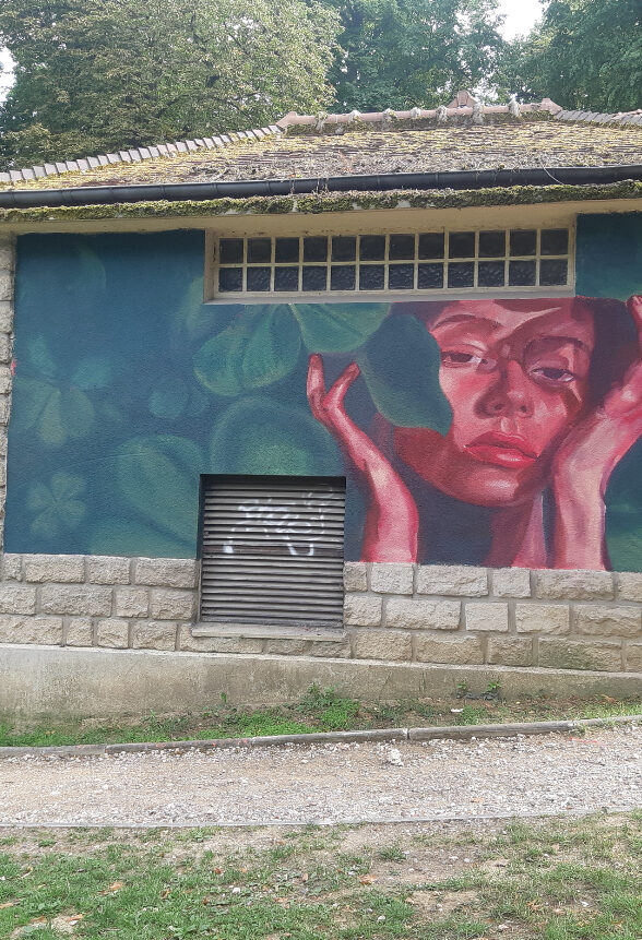 Fresque murale : Inconnue_Villennes-sur-Seine