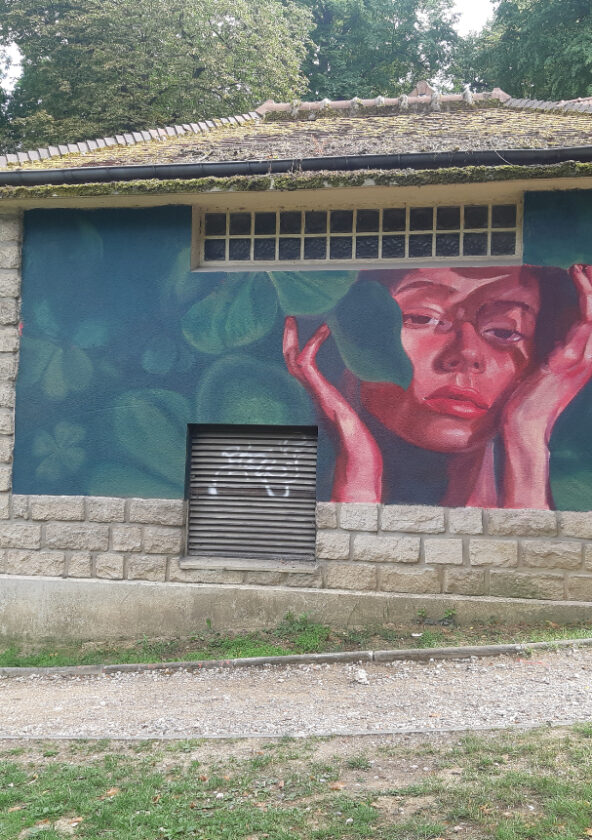 Fresque murale : Inconnue_Villennes-sur-Seine
