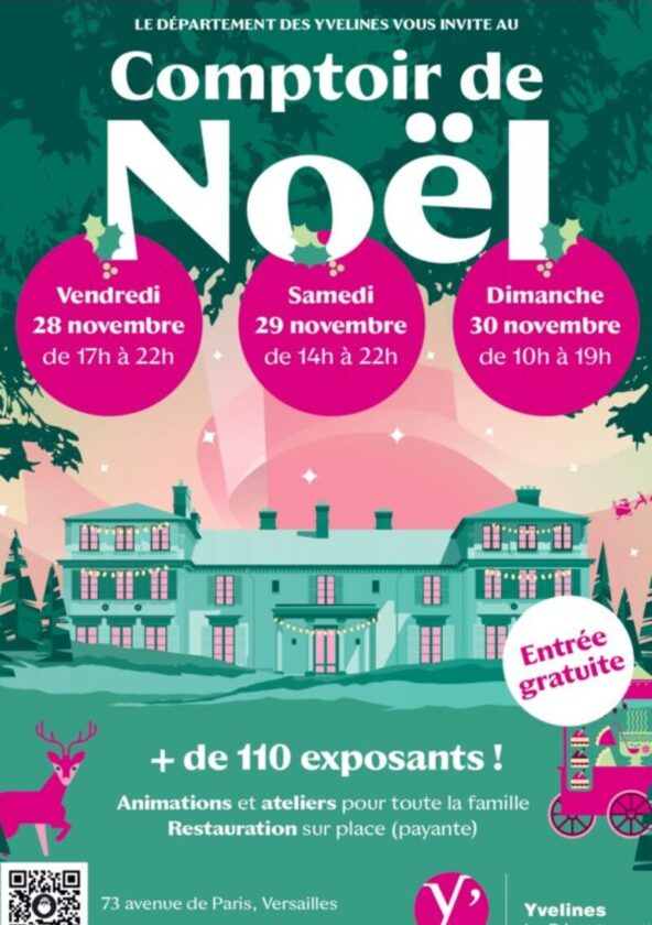 Comptoir et marché de Noël 2025 au Domaine de Madame Elisabeth à Versailles_Versailles