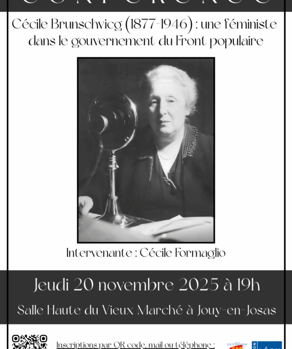 Affiche conférence C. Brunschvicg