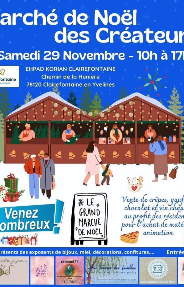 Marché de Noël des créateurs_Clairefontaine-en-Yvelines