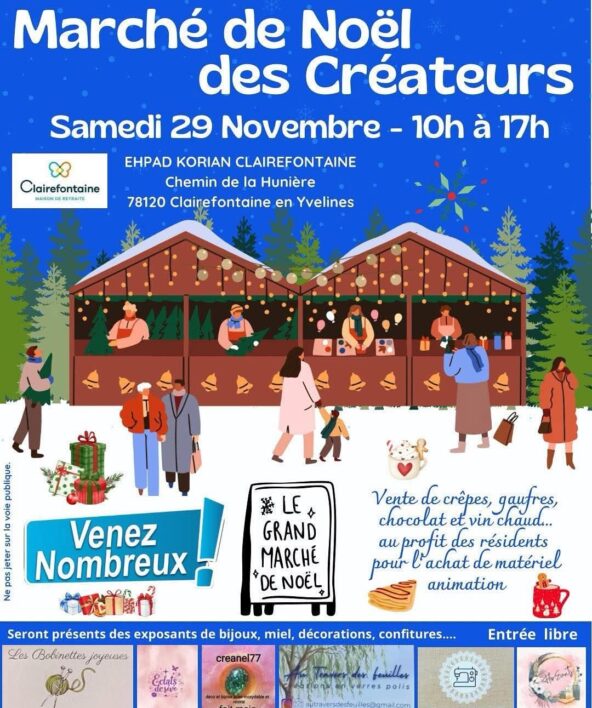 Marché de Noël des créateurs_Clairefontaine-en-Yvelines