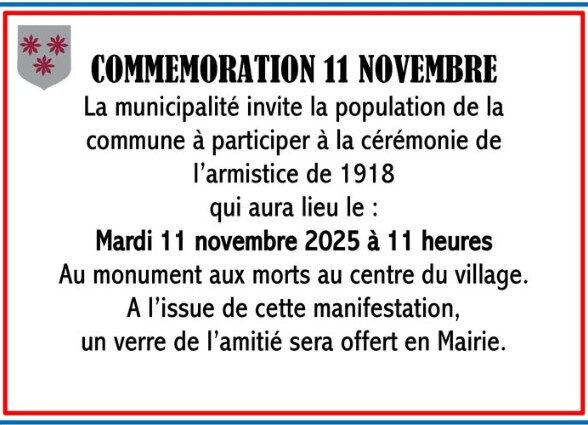 Commémoration du 11 novembre à Adainville_Adainville
