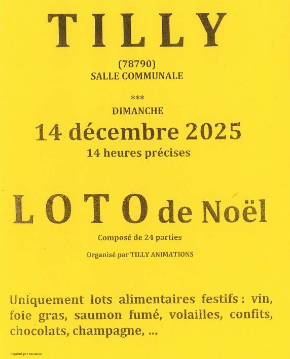Loto de Noël à Tilly_Tilly