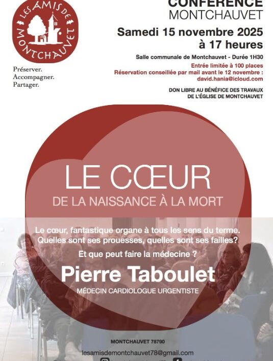 Conférence ; le cœur, de la naissance à la mort_Montchauvet