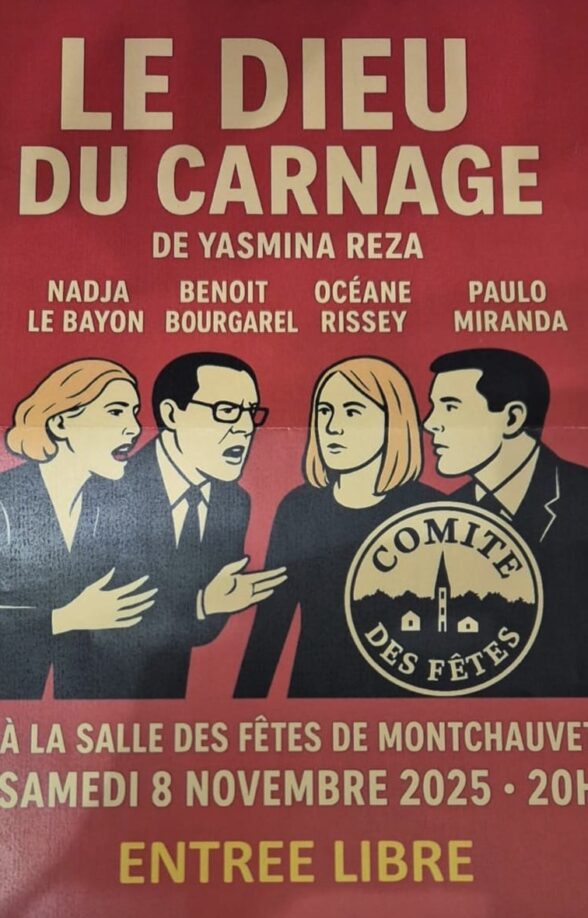 Spectacle : "Le dieu du carnage" de Yasmina REZA et de Elidan Arzon_Montchauvet