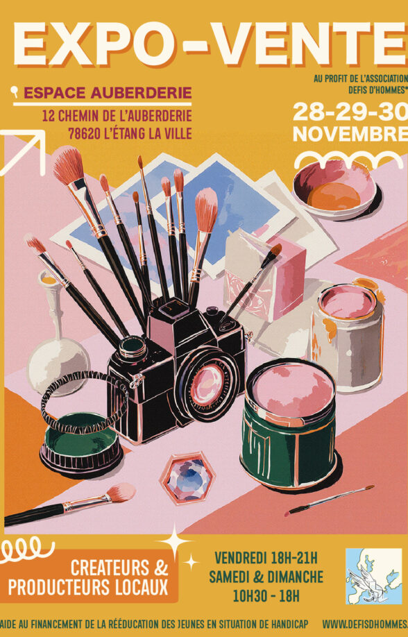 Expo-vente au profit de l'association Défis d'Hommes_L'Étang-la-Ville