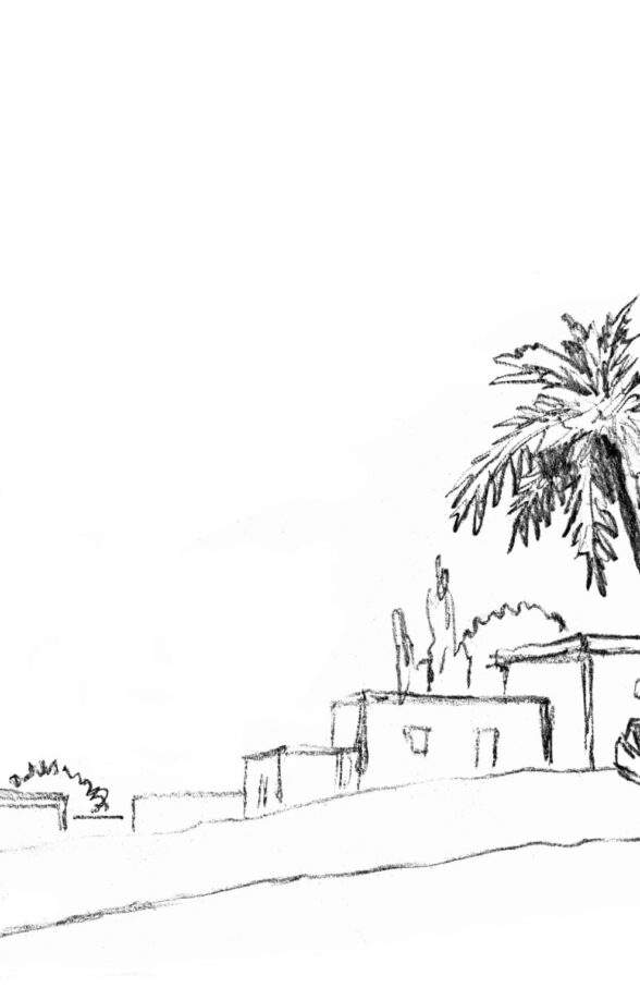 Jouy en Josas - Abdou et le joueur de flute_Jouy-en-Josas